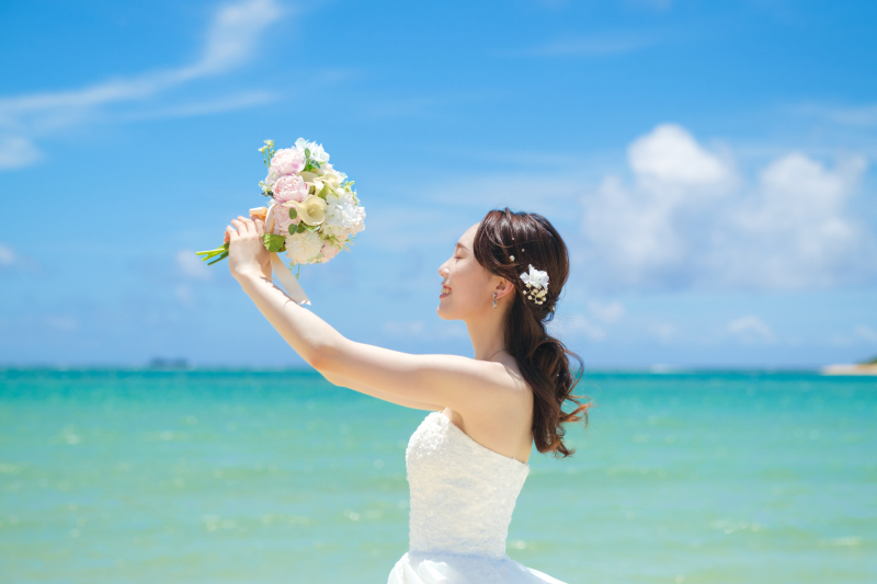 新郎新婦様それぞれのソロショットも