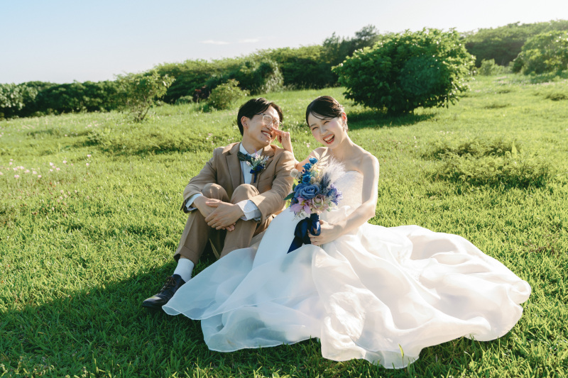 お二人の自然体が素敵です♡