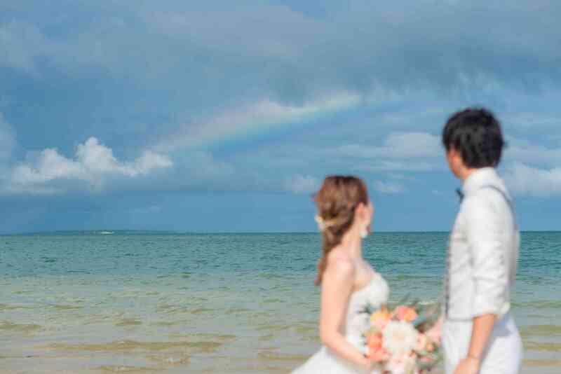 虹が架かった奇跡の日