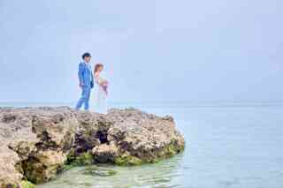 沖縄のビーチ撮影