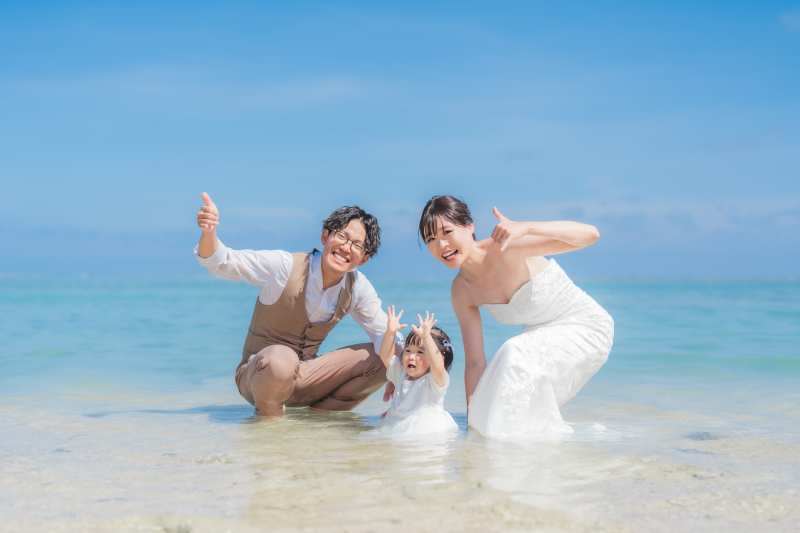 海にウォーターイン！