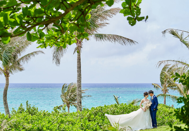 海と緑に囲まれて