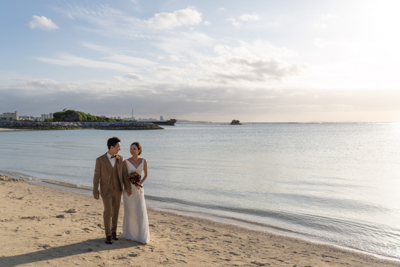 ラストはビーチに戻ってサンセット撮影を