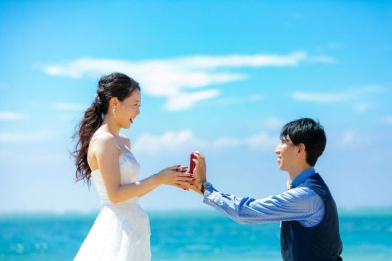 感動のプロポーズ