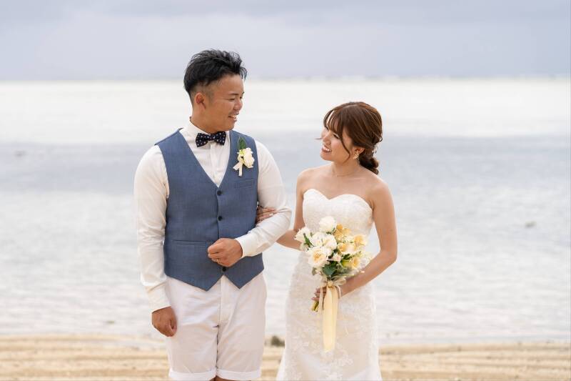 見つめ合いながら