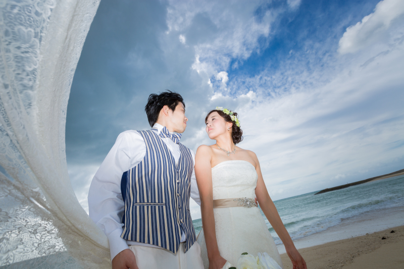 風が吹いた瞬間