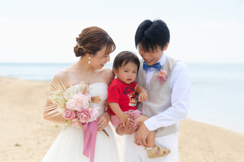 ベビーシッター付きで安心！お子様も一緒に叶えるフォトウェディング