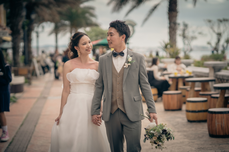 おふたりとも衣装チェンジ・新婦様はヘアチェンジも