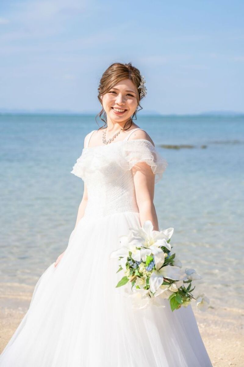 ビーチに舞い降りた