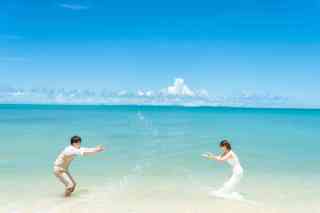 ビーチとウォーターイン