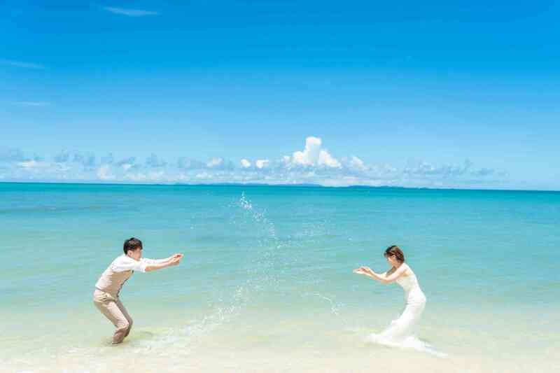 ビーチとウォーターイン