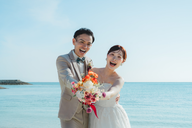 この一枚で幸せが真っ直ぐに伝わってきます！