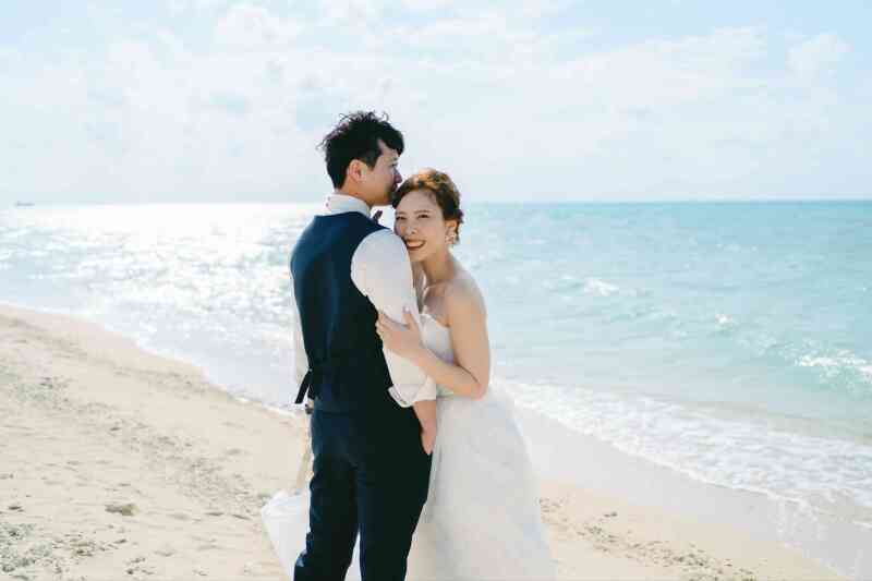 まずはビーチ撮影から！