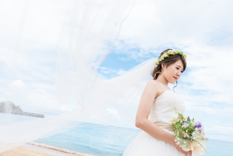 ベールをつかって♪