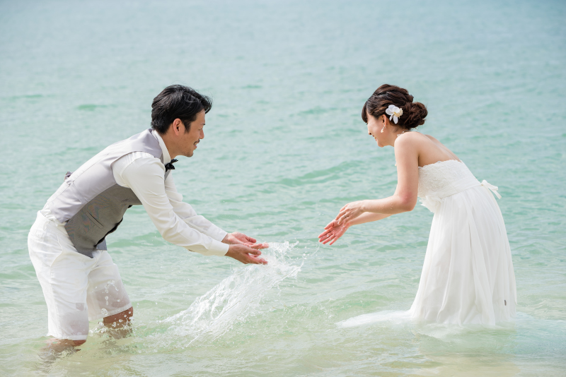 海へダイブ☆ウォーターイン撮影プラン