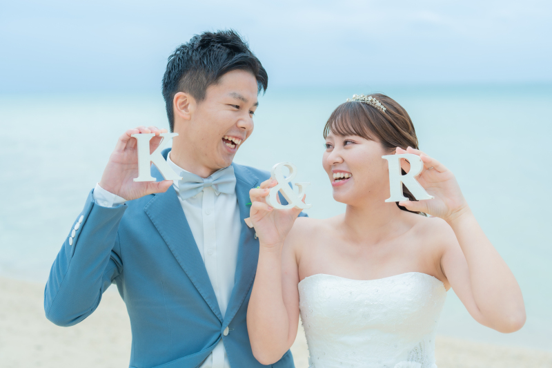 イニシャルを使って