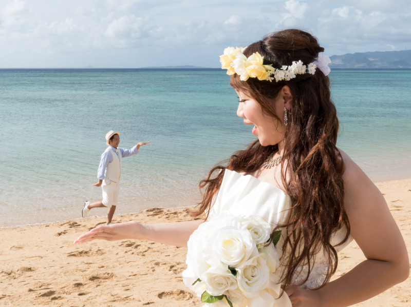 トリック写真で可愛らしく