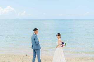 おふたりらしいビーチフォトウェディング♪