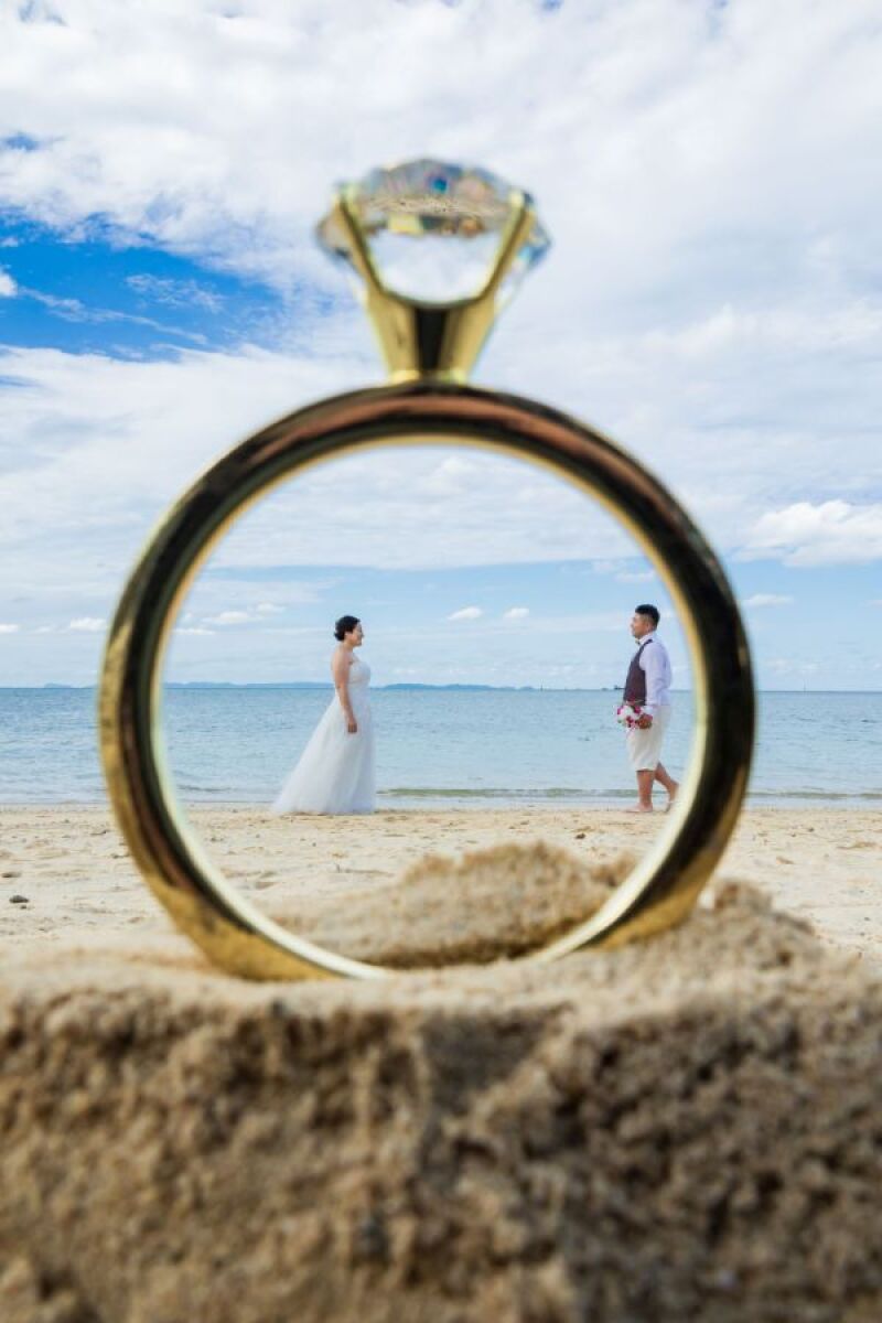 花嫁に近づく花婿