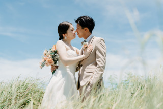 【ビーチ＋グリーンよくばりプラン】ビーチとヤシの木で2ロケ撮影☆