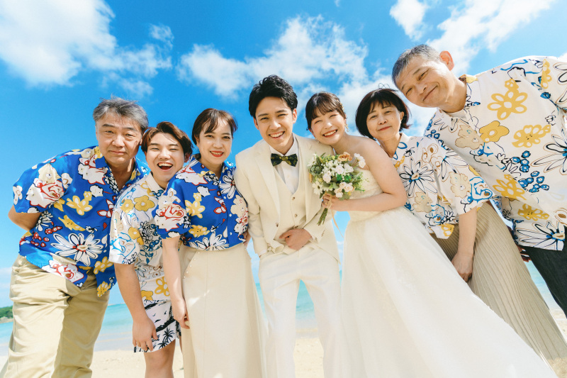 capryフォトウェディング沖縄（キャプリィフォトウェディング沖縄）_家族・友人を撮影に呼べる