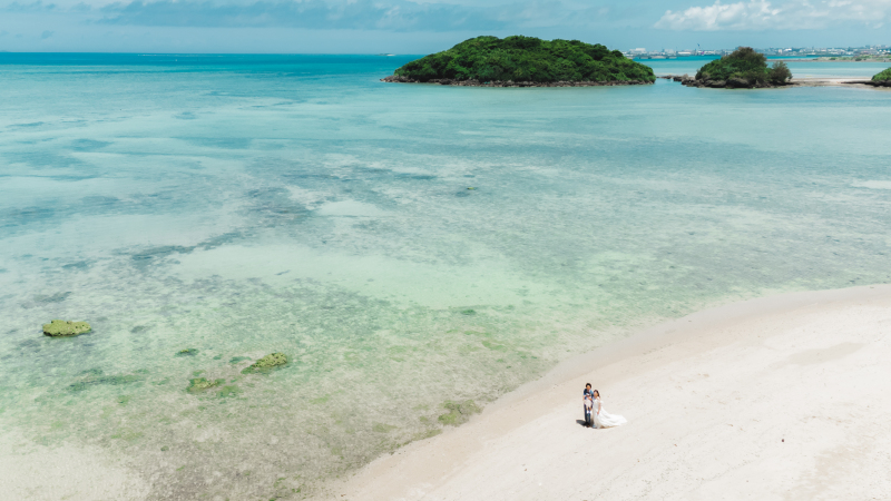 世界有数の美しい海にて、フォトウェディング撮影を！