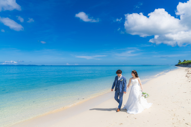 capryフォトウェディング沖縄（キャプリィフォトウェディング沖縄）_海で撮影できる