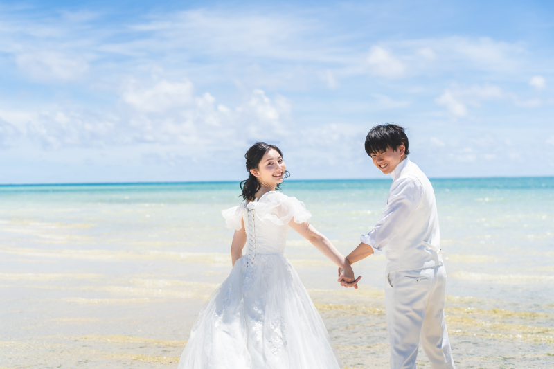 capryフォトウェディング沖縄（キャプリィフォトウェディング沖縄）_海で撮影できる