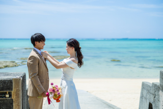 capryフォトウェディング沖縄（キャプリィフォトウェディング沖縄）_《エターナルムービー》1ロケ・ドローンムービー付