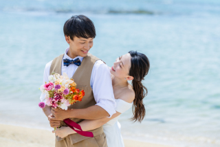 capryフォトウェディング沖縄（キャプリィフォトウェディング沖縄）_《エターナルムービー》1ロケ・ドローンムービー付