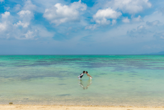 ウユニ塩湖風加工(1カット)