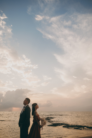 capryフォトウェディング沖縄（キャプリィフォトウェディング沖縄）_ビーチサンセットフォト ~Sunset~