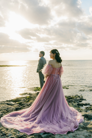 capryフォトウェディング沖縄（キャプリィフォトウェディング沖縄）_カラードレスで♪ ~Color Dress~