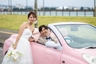capryフォトウェディング沖縄（キャプリィフォトウェディング沖縄）_車と一緒に撮影！~with Car~