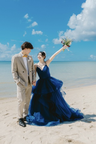 capryフォトウェディング沖縄（キャプリィフォトウェディング沖縄）_カラードレスで♪ ~Color Dress~