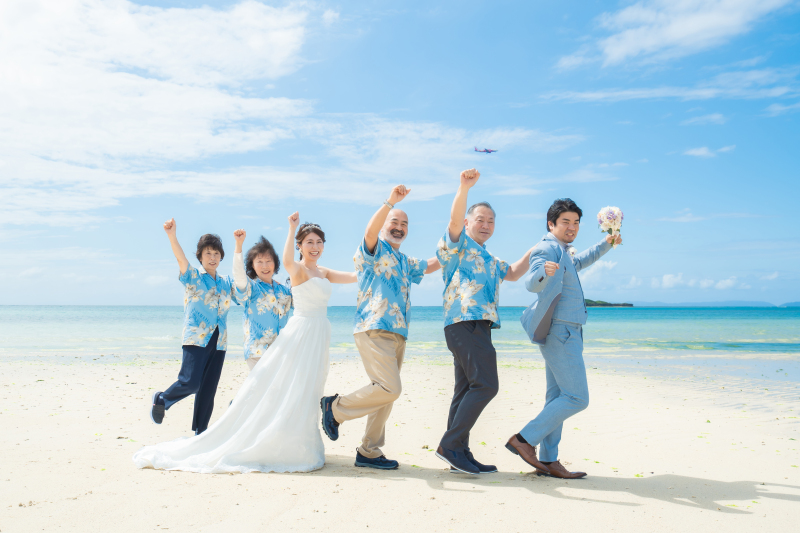 capryフォトウェディング沖縄（キャプリィフォトウェディング沖縄）_家族・友人を撮影に呼べる