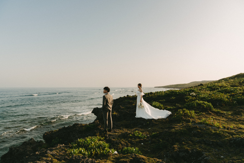 ◉前撮りパックプラン【ビーチ+選べる1か所コミコミ120カット】結婚式に使えるダイジェストムービー&ウェルカムボード付き♬