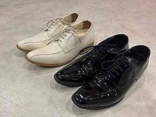 新郎シューズ／白・黒