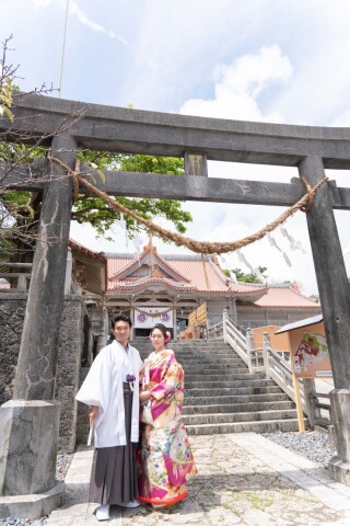 華やな和装＆洋装ショット