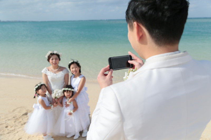 パパちゃんと撮ってね