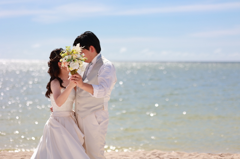 ブーケの向こう側・・・♡これぞフォトジェニック♪