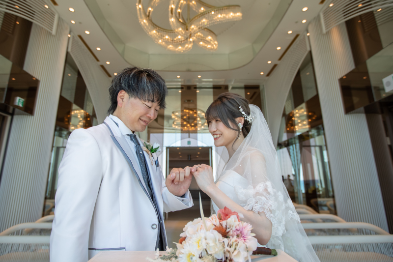 祭壇前MarriageRing♡