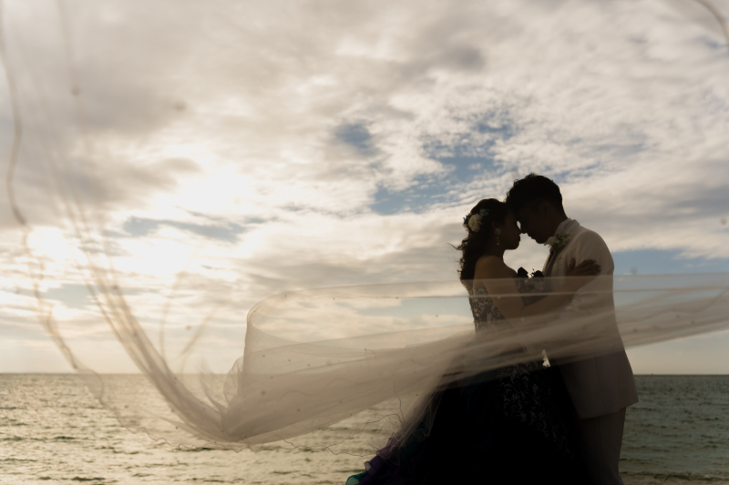 ベールを使って