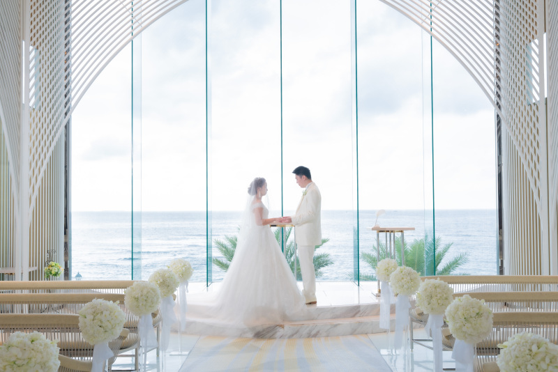 ウェディングドレスにて♡