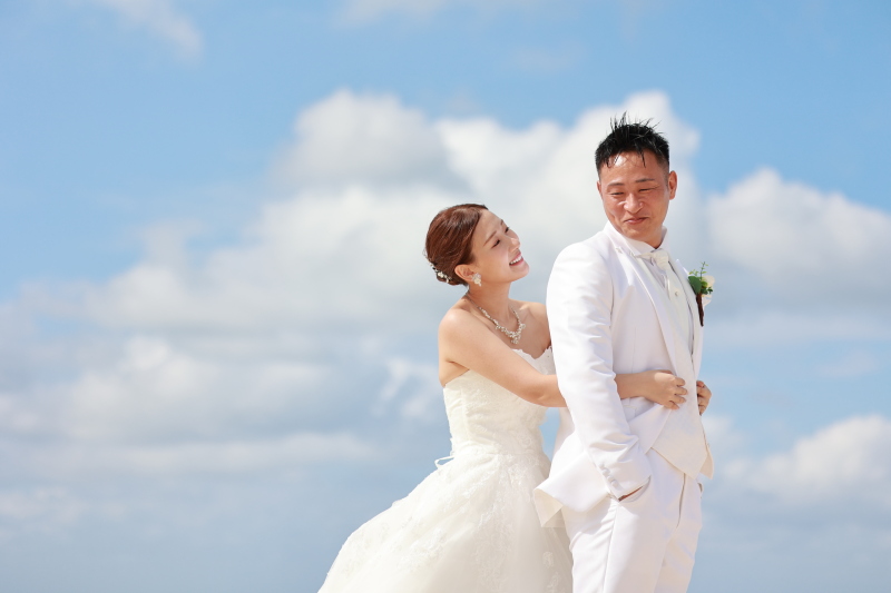 青い空と碧い海に包まれて - 目に焼き付けた光景が宝物 - 《チャペル＆ビーチ》