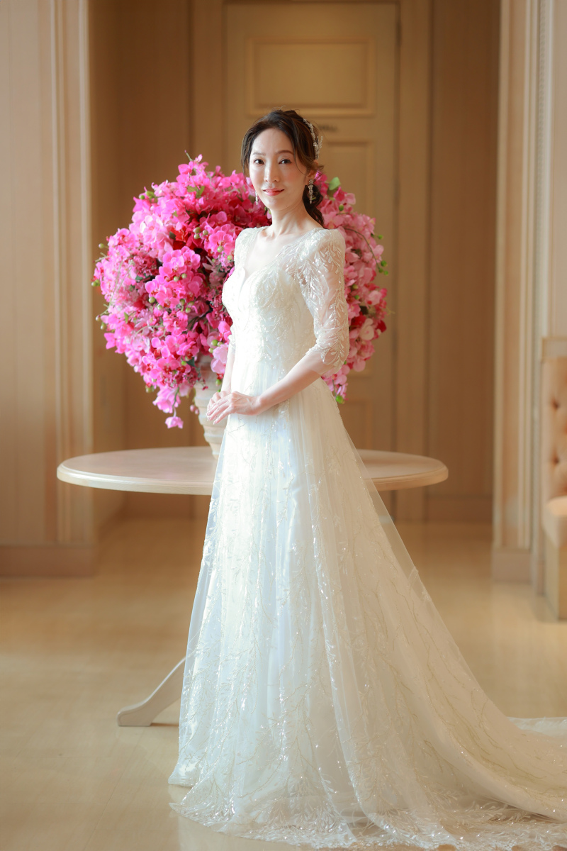 凛とした花嫁の魅力