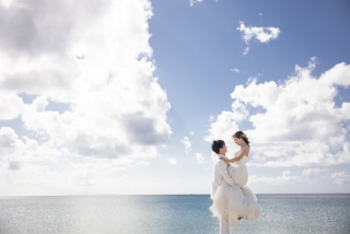 ウェディングドレス（チャペル＆ビーチ）