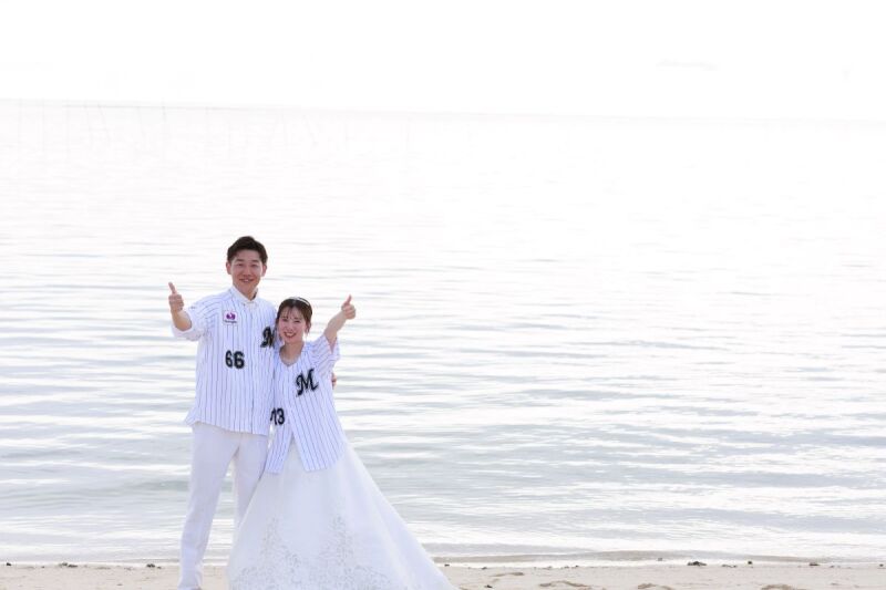 野球好きのふたりが撮る!!笑顔いっぱい☆彡ふたりらしい*PHOTOWEDDING