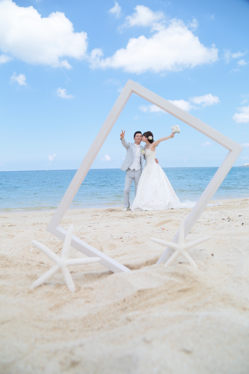 フレームの中にお二人が♡