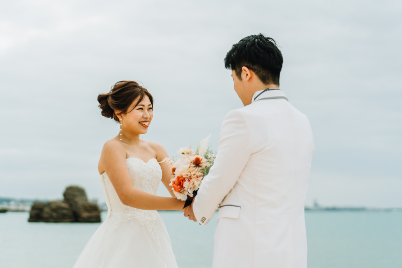 ご新婦様の笑顔もこぼれて♡
